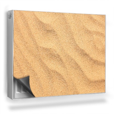 Dekorativní magnet na radiátor Světlý, mírně zvlněný písek, teplé barvy