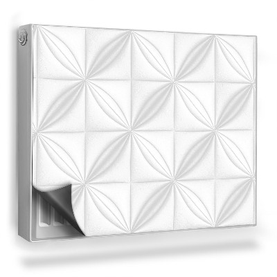 Magnetický kryt na radiátor Pytel prošívaného dekoračního materiálu