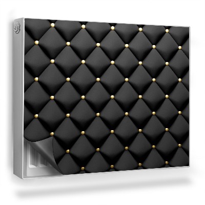 Magnet na radiátor Elegantní prošívaná látka glamour textura
