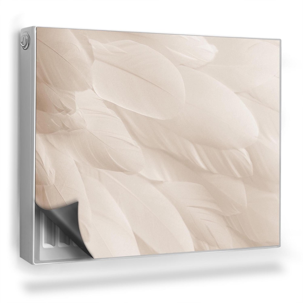 Magnet na radiátor Krémové peří ptačí křídlo boho styl