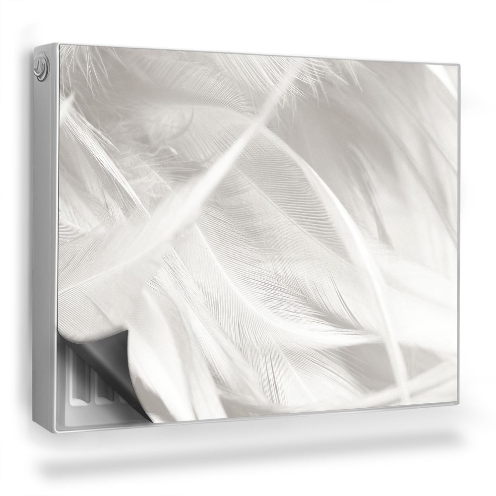 Dekorativní magnet na radiátor Lehké jemné peří v boho stylu