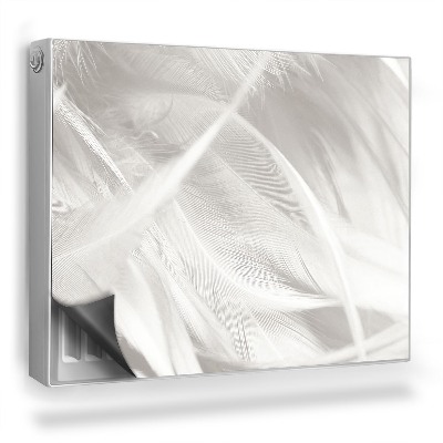 Dekorativní magnet na radiátor Lehké jemné peří v boho stylu