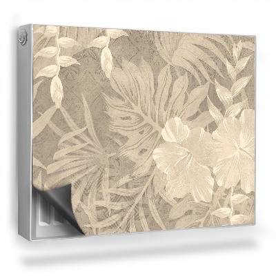 Dekorativní magnet na radiátor Jemné tvary květin, rostlin, listů