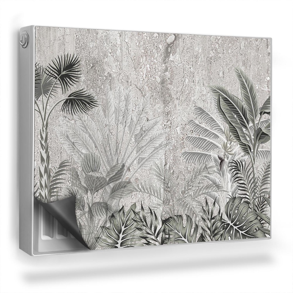 Magnet na radiátor Tropické lesní rostliny v boho vintage stylu