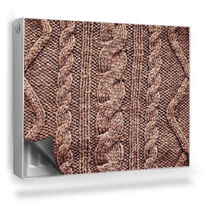 Magnet na radiátor Vlněná geometrická vazba v zemitých barvách