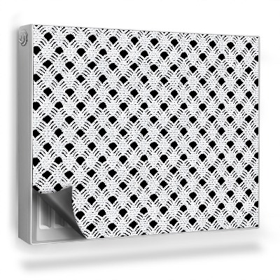 Magnet na radiátor Materiálová struktura pleteného ubrousku