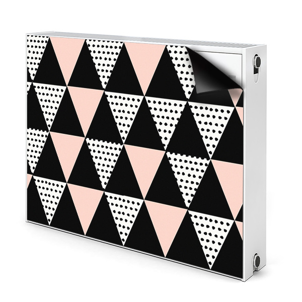 Dekorativní magnet na radiátor Geometrické trojúhelníky