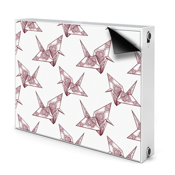 Dekorativní magnet na radiátor Origami ptáci