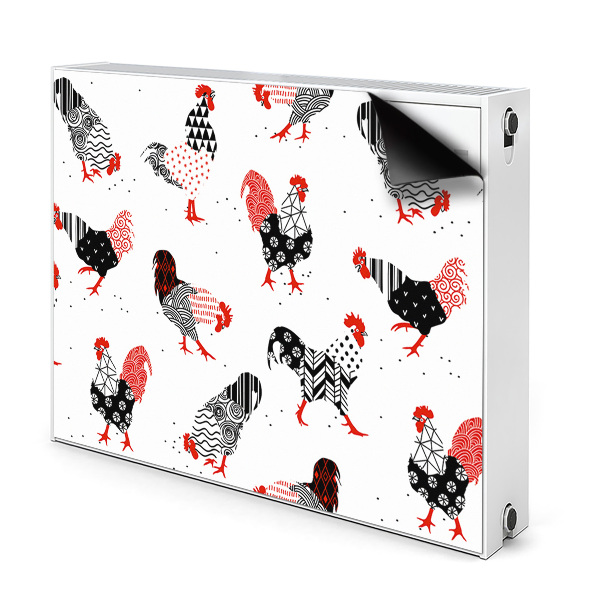 Dekorativní magnet na radiátor Geometrie kohouta