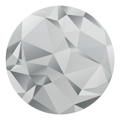 Ochranná podložka na podlahu kulatá Geometrická mozaika