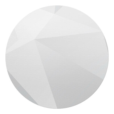 Podložka pod křeslo kulatá Geometrický 3D vzor