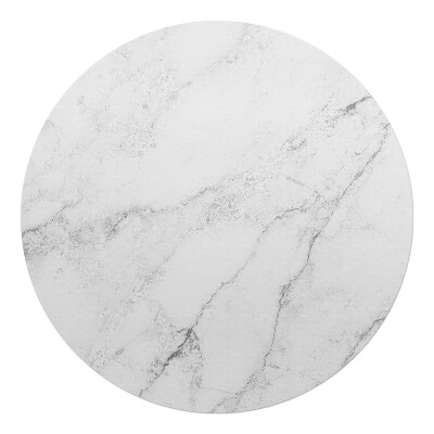 Podložka pod křeslo kulatá Mramorové žíly