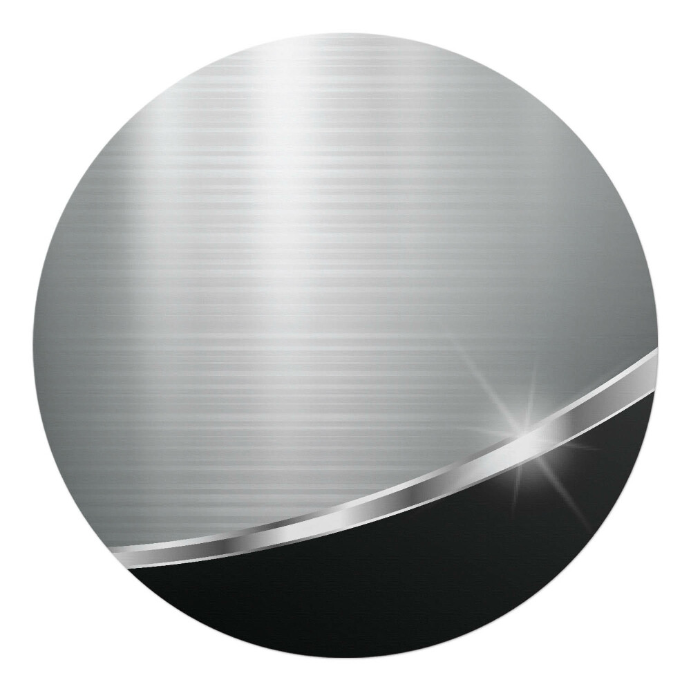 Ochranná podložka na podlahu kulatá Kovový povrch