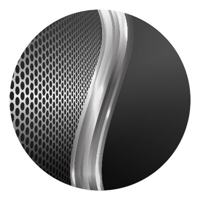 Podložka pod židli kulatá 3D kovová síťovina