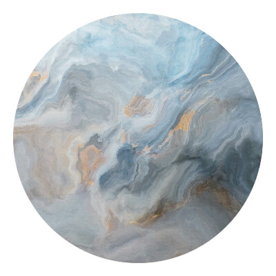 Ochranná podložka na podlahu kulatá Abstraktní vlny