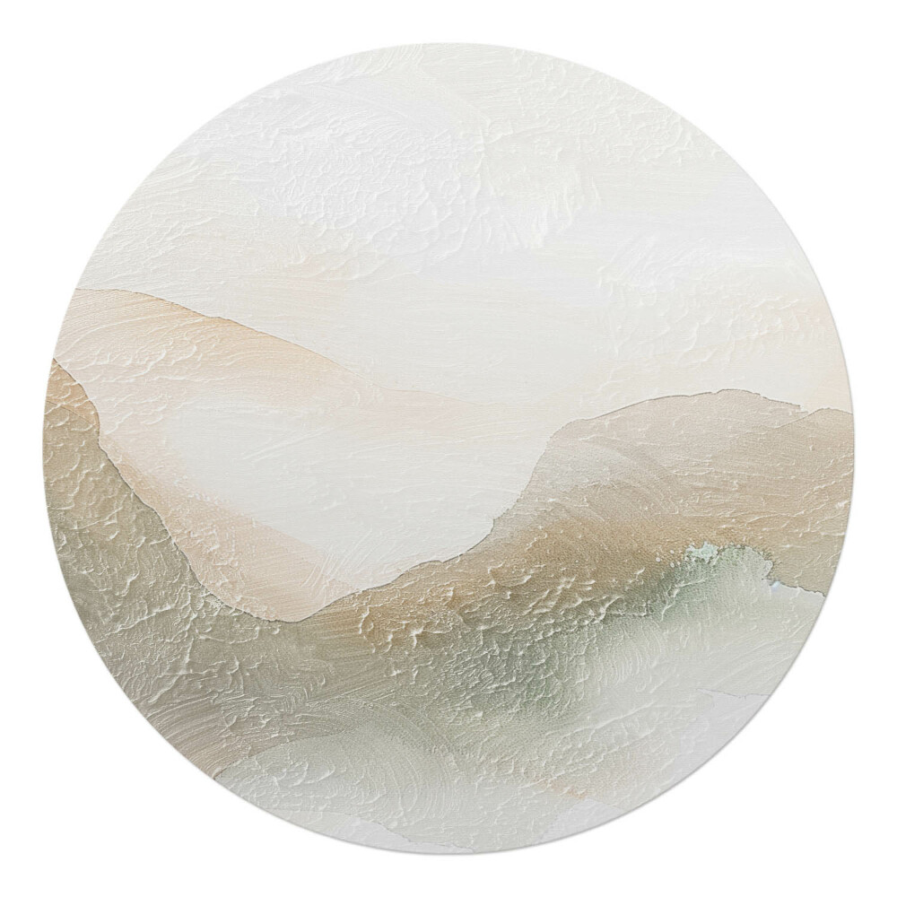 Podložka pod židli kulatá Jemná abstrakce