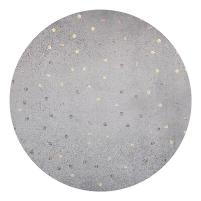 Podložka pod křeslo kulatá Pastelové tečky pozadí