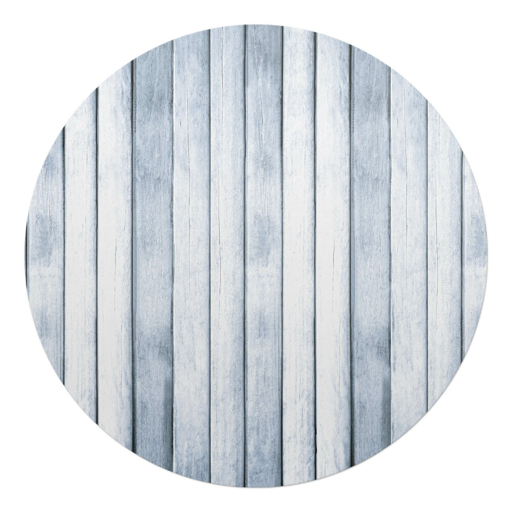 Podložka pod židli kulatá Dřevěné desky svisle