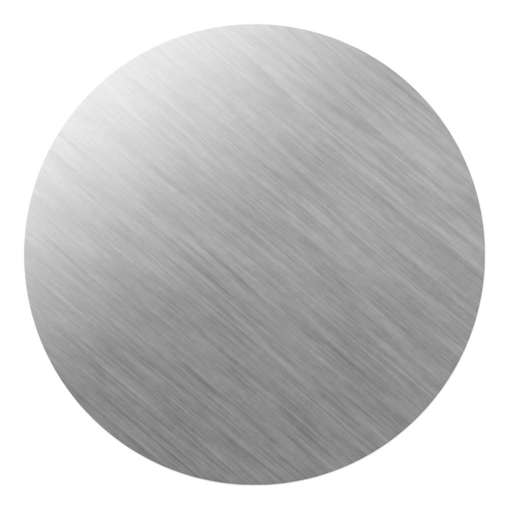 Podložka pod křeslo kulatá Kovová textura