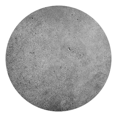 Ochranná podložka na podlahu kulatá Hrubá betonová textura
