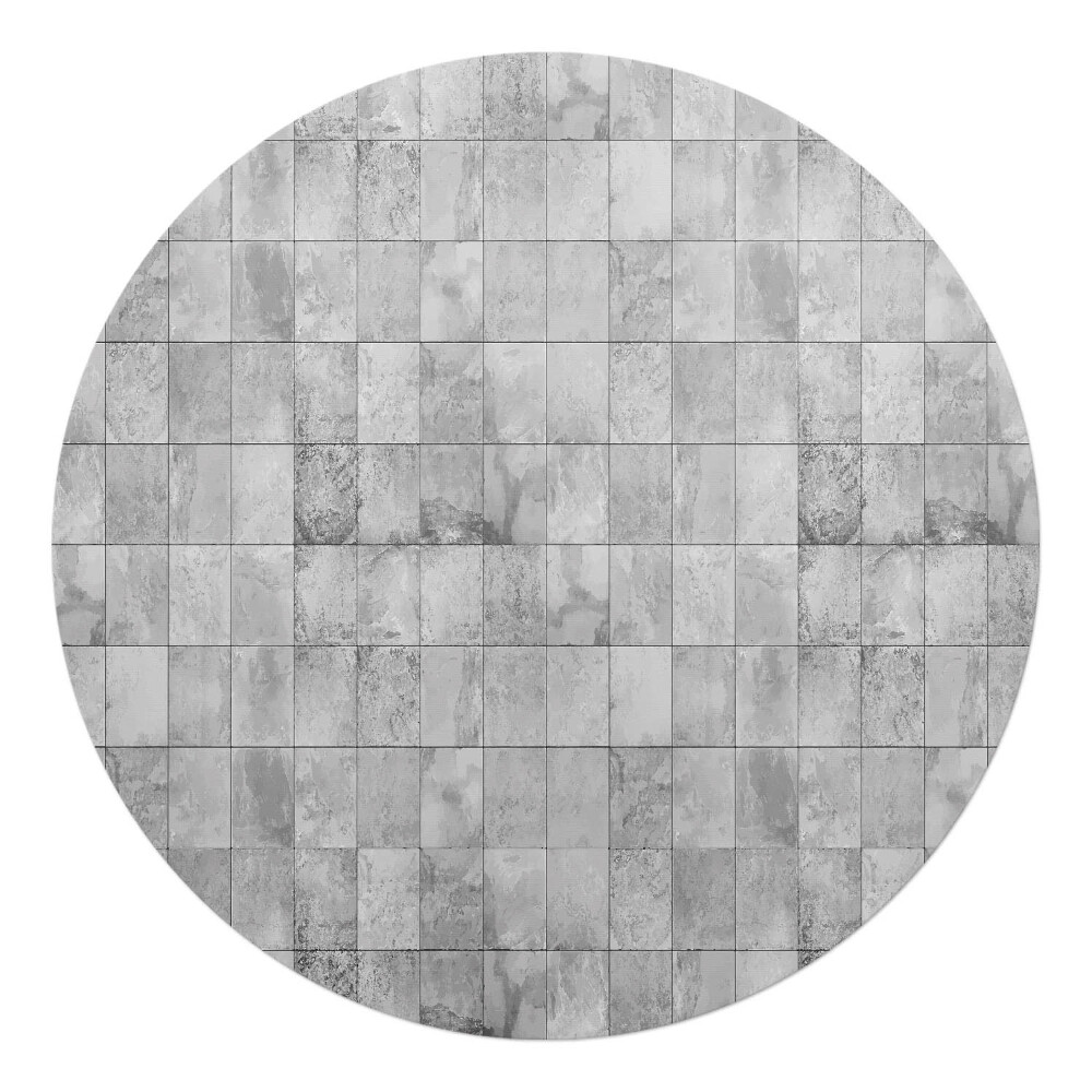 Ochranná podložka pod židli kulatá Kamenná mozaika