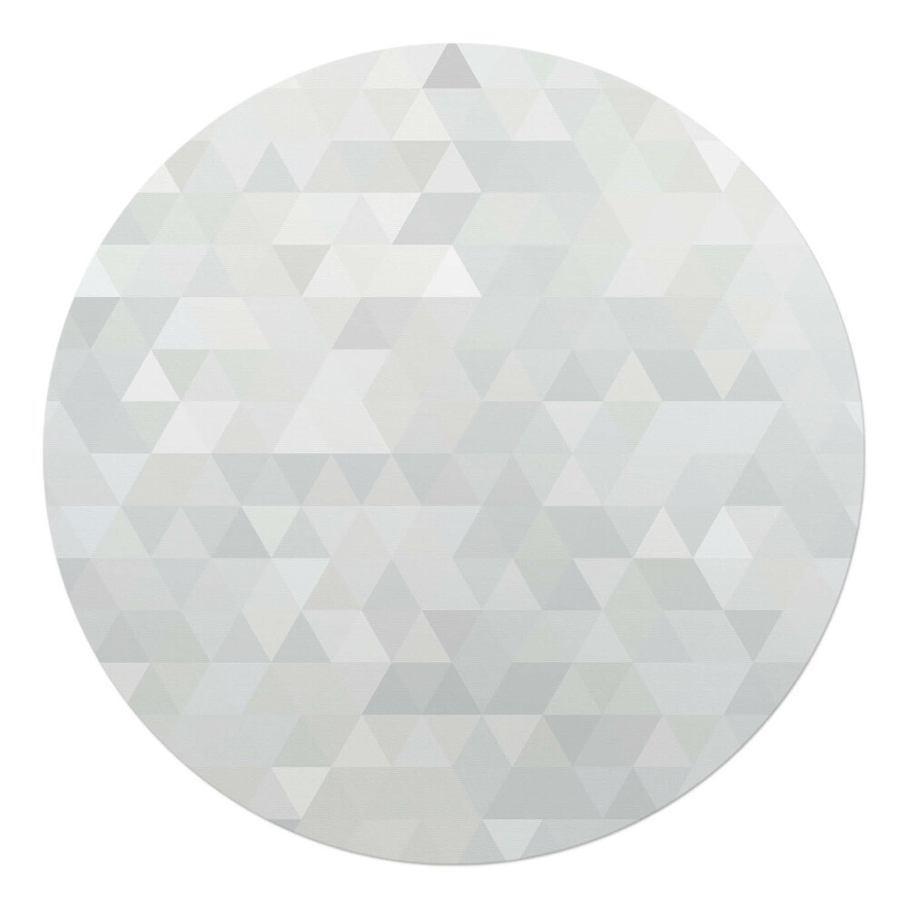 Podložka pod židli kulatá Geometrický vzor