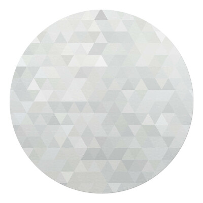 Podložka pod židli kulatá Geometrický vzor