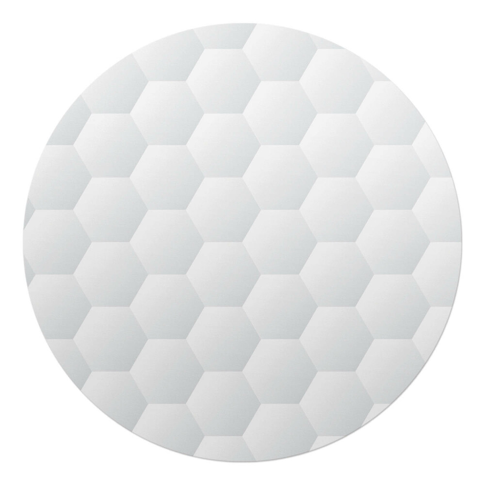 Ochranná podložka pod židli kulatá Geometrický 3D vzor