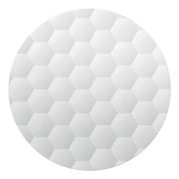Ochranná podložka pod židli kulatá Geometrický 3D vzor