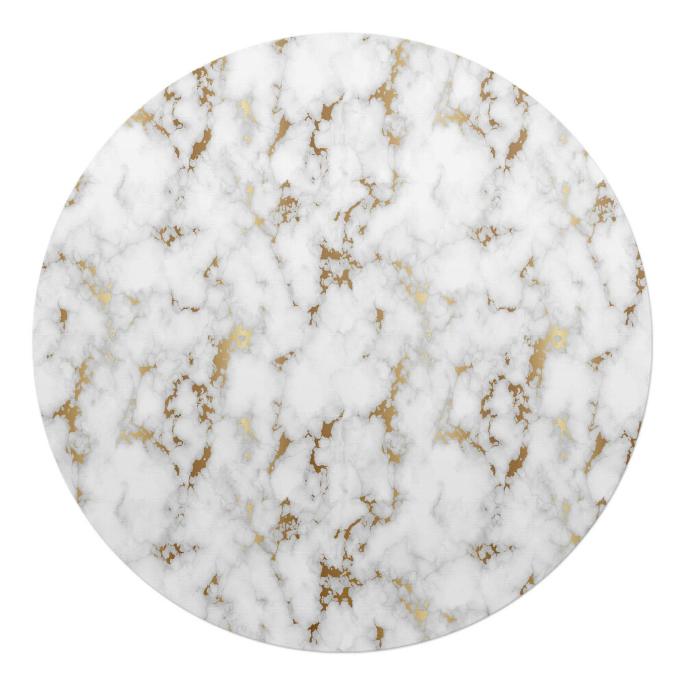 Ochranná podložka pod židli kulatá Mramorový vzor pozadí