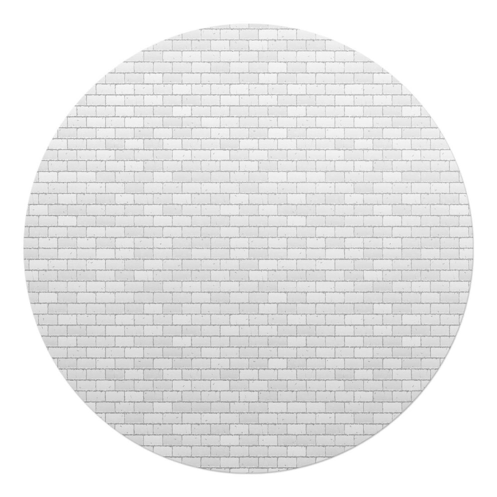 Ochranná podložka na podlahu kulatá Retro cihlová zeď
