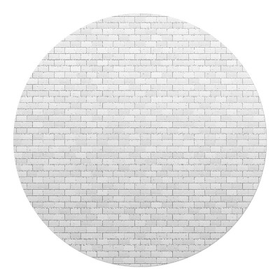 Ochranná podložka na podlahu kulatá Retro cihlová zeď