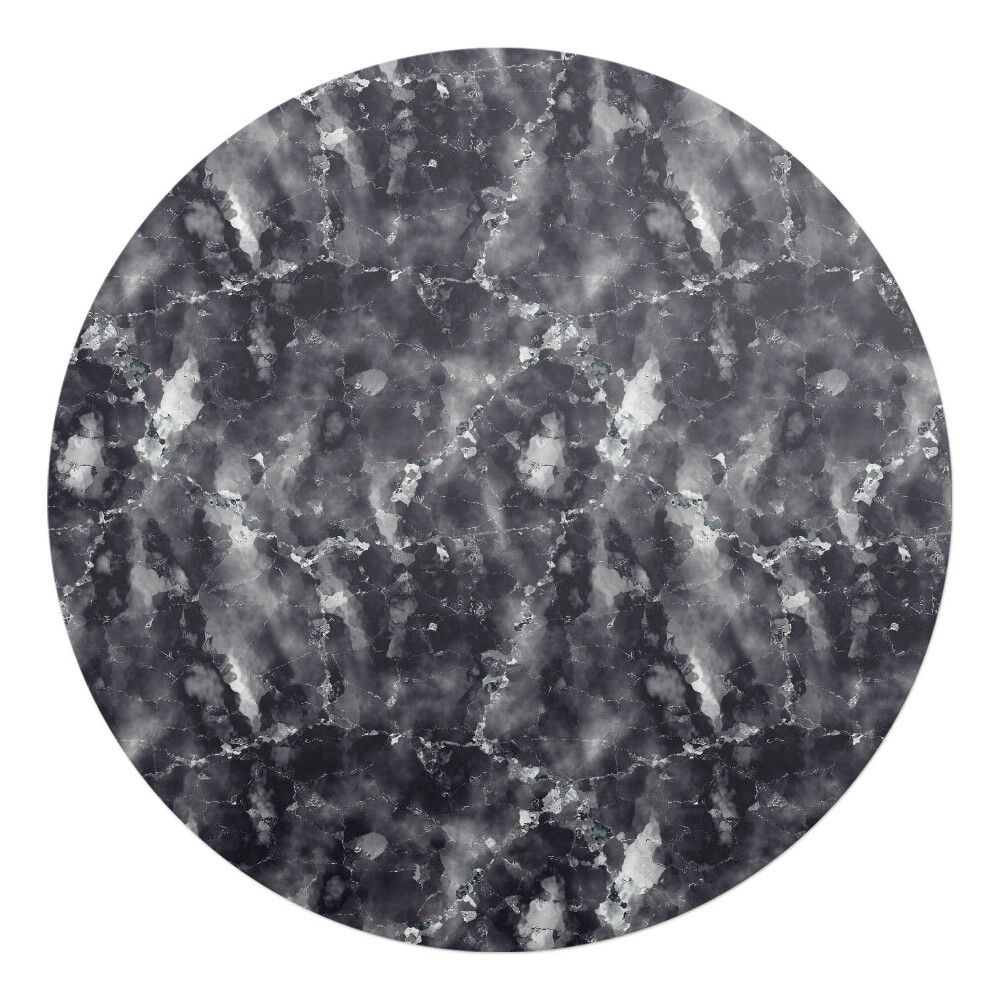 Ochranná podložka pod židli kulatá Mramorová abstrakce