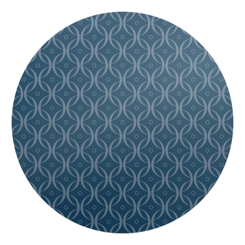 Podložka pod křeslo kulatá Geometrický vzor