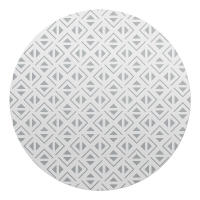 Podložka pod židli kulatá Geometrický vzor