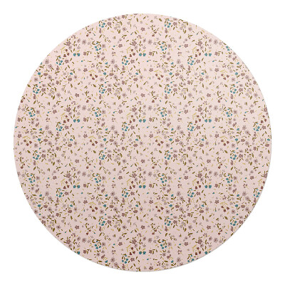 Ochranná podložka pod židli kulatá Křehké květiny