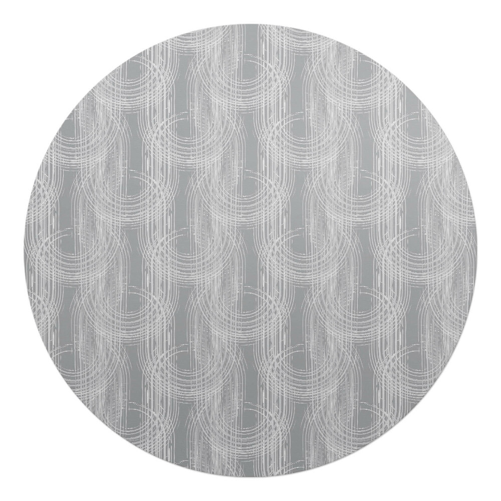 Ochranná podložka pod židli kulatá Soustředné čáry