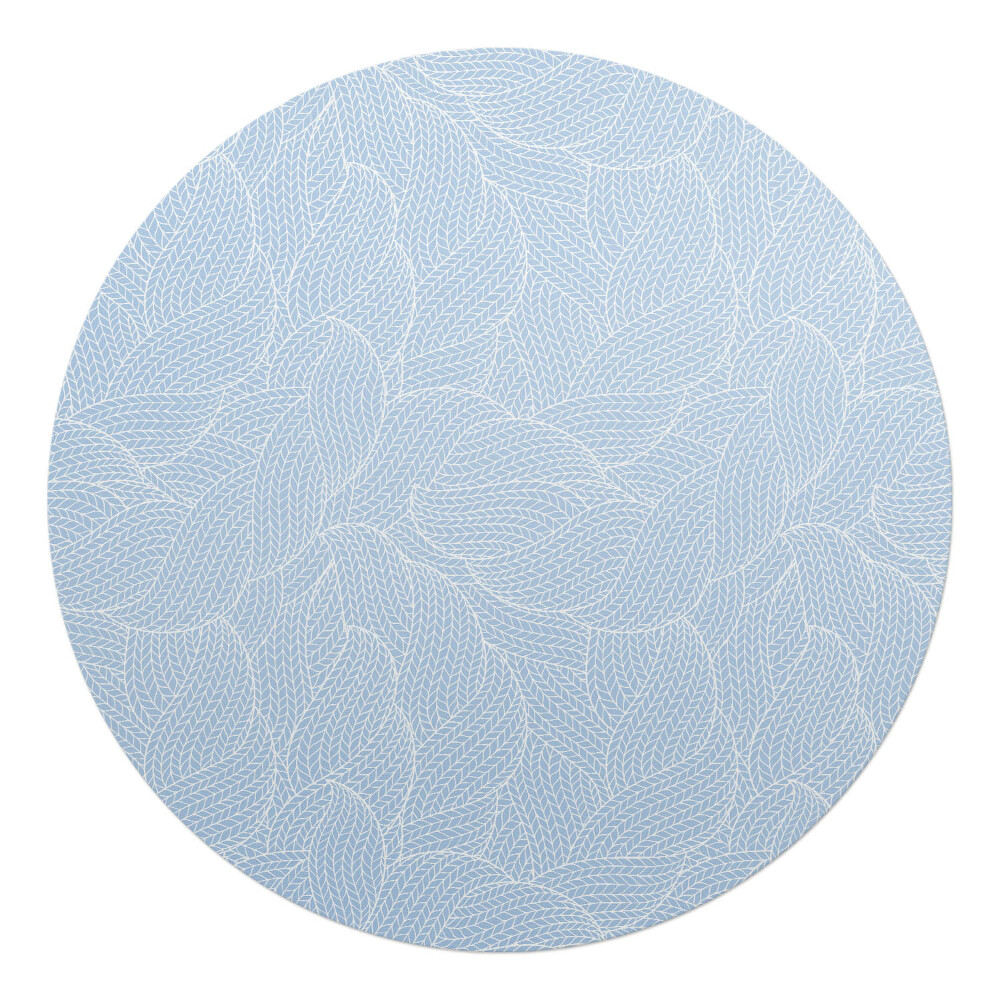 Podložka pod křeslo kulatá List ve vazbě