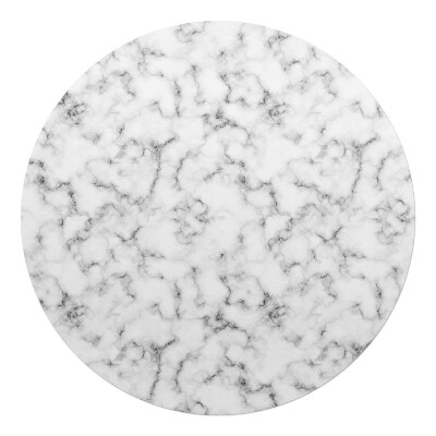 Podložka pod židli kulatá Mramorová textura