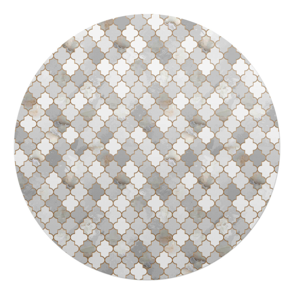 Ochranná podložka na podlahu kulatá Arabesková mozaika