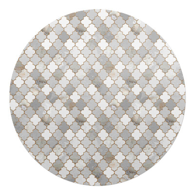 Ochranná podložka na podlahu kulatá Arabesková mozaika
