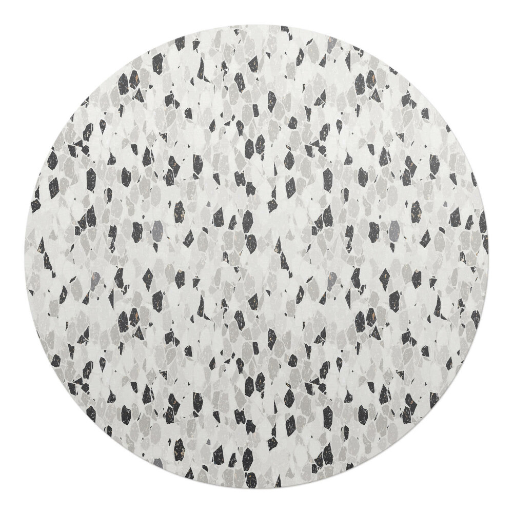 Podložka pod křeslo kulatá Terazzová mozaika