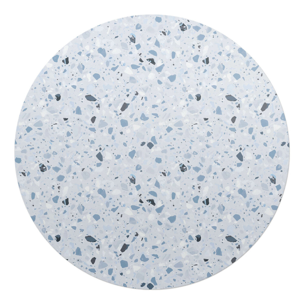 Ochranná podložka na podlahu kulatá Terazzová mozaika