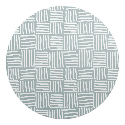 Podložka pod křeslo kulatá Geometrický vzor čar
