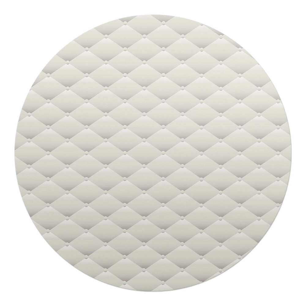 Ochranná podložka pod židli kulatá Prošívaný elegantní vzor