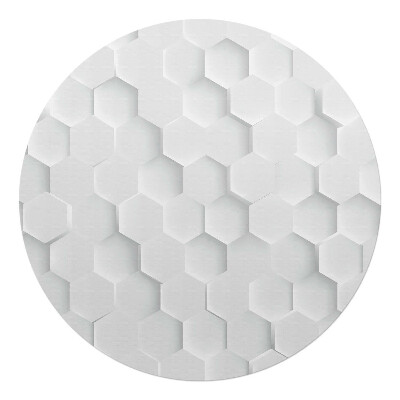 Ochranná podložka pod židli kulatá 3D plástev