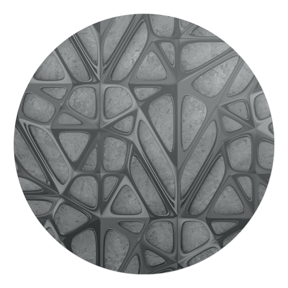 Podložka pod židli kulatá Organická síťovina