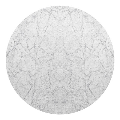 Ochranná podložka na podlahu kulatá Mramorové vzory