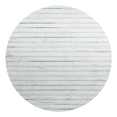 Podložka pod křeslo kulatá Dřevěné desky svisle