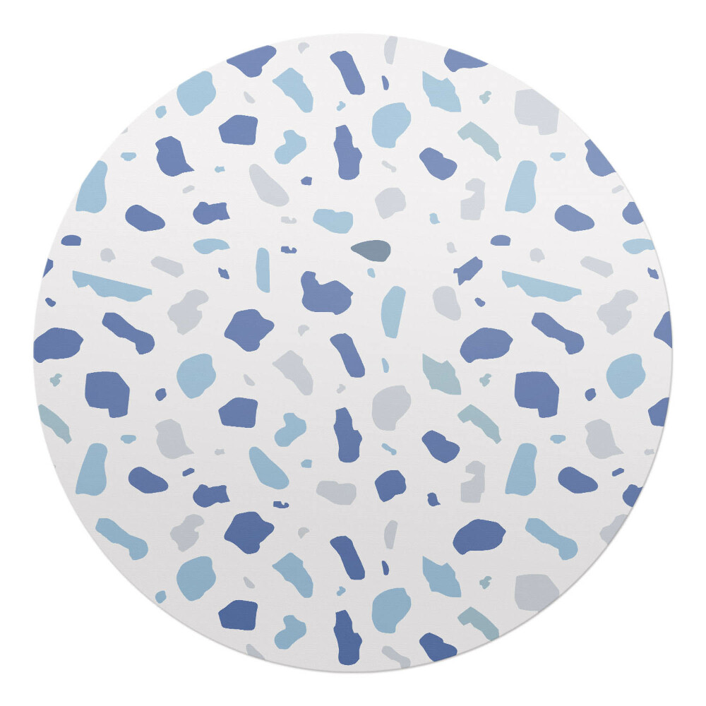 Ochranná podložka na podlahu kulatá Abstraktní skvrny